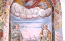 Affresco di Sant'Antonio e sant'Antonio (cfr scritto)